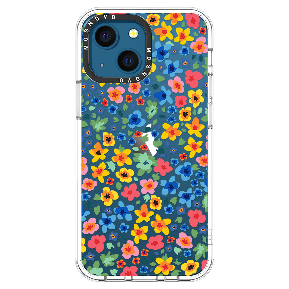 Lovely Floral Flower Phone Case - iPhone 13 Case - MOSNOVO