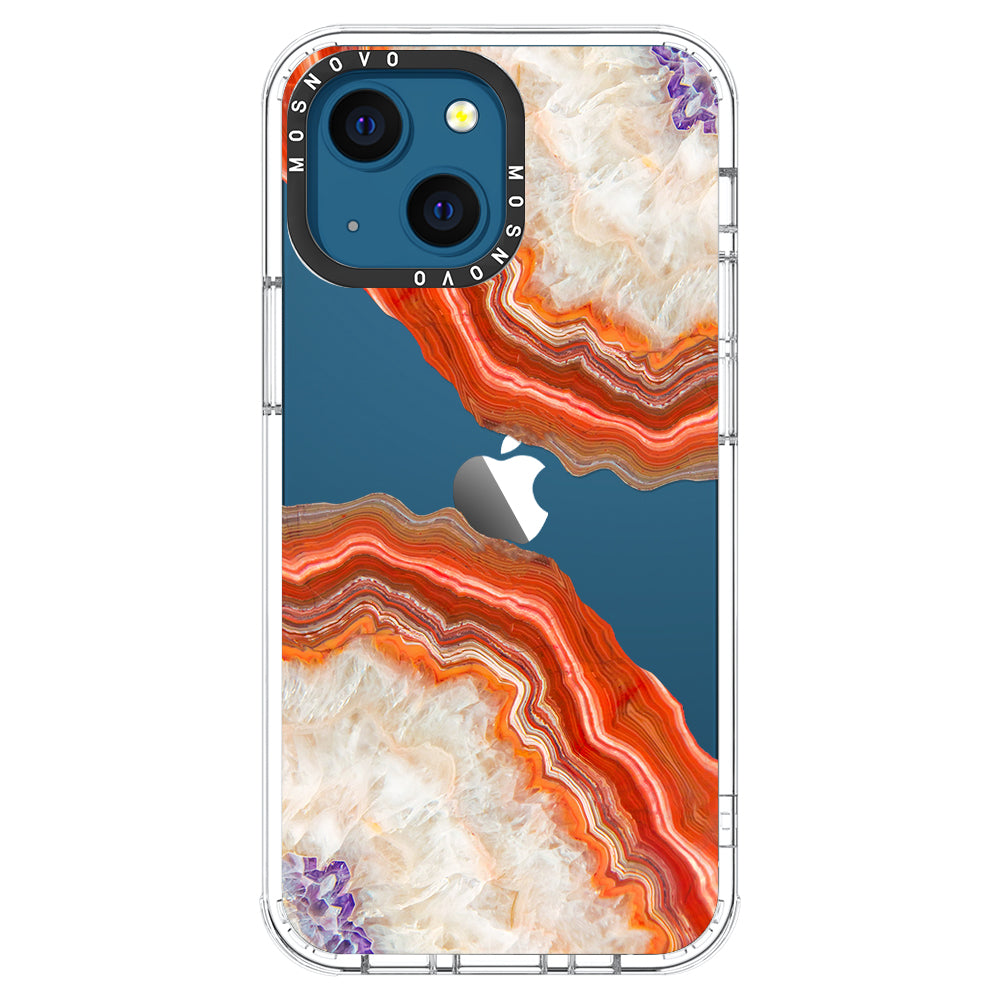 Agate Red Phone Case - iPhone 13 Case - MOSNOVO