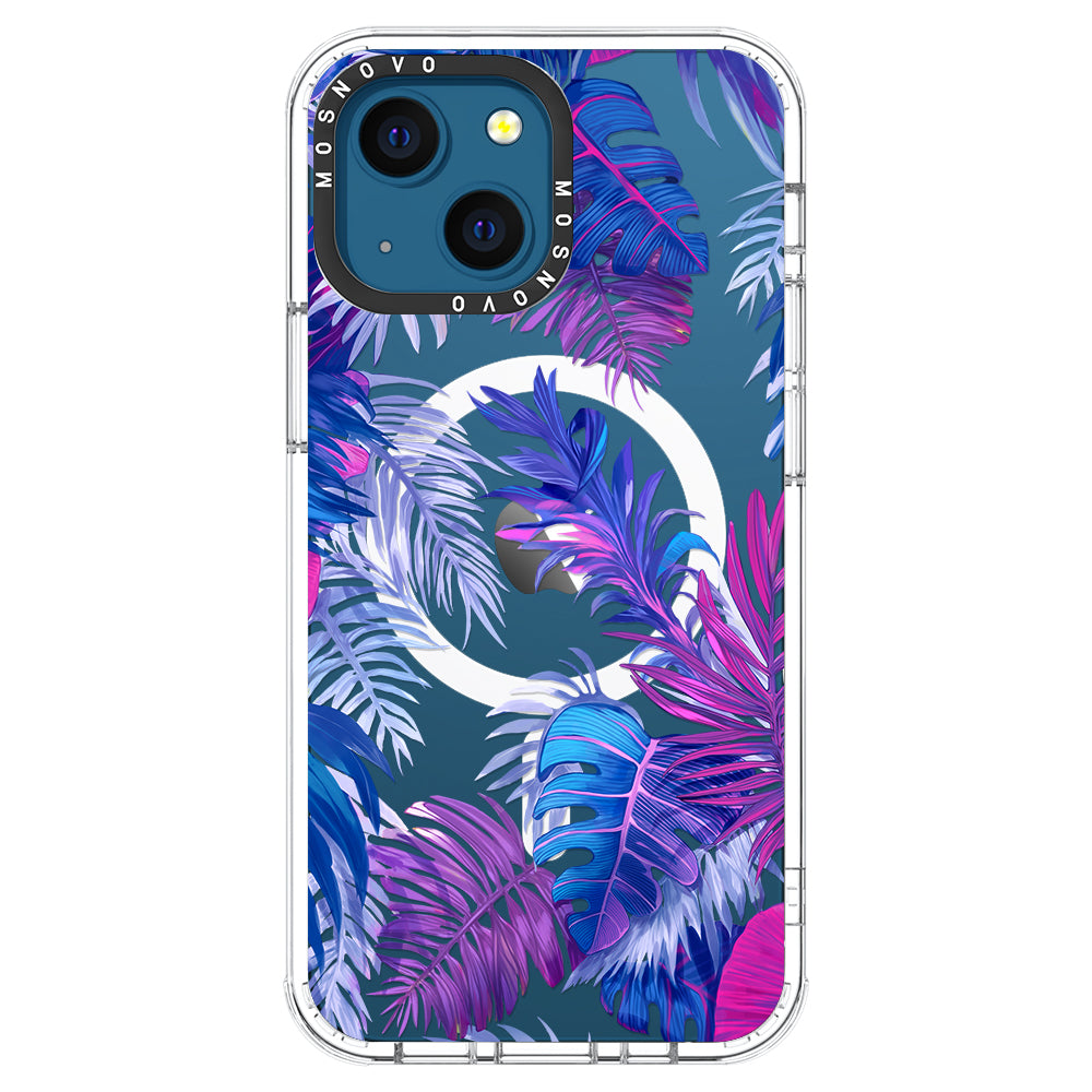 Fancy Palm Leaves Phone Case - iPhone 13 Case - MOSNOVO