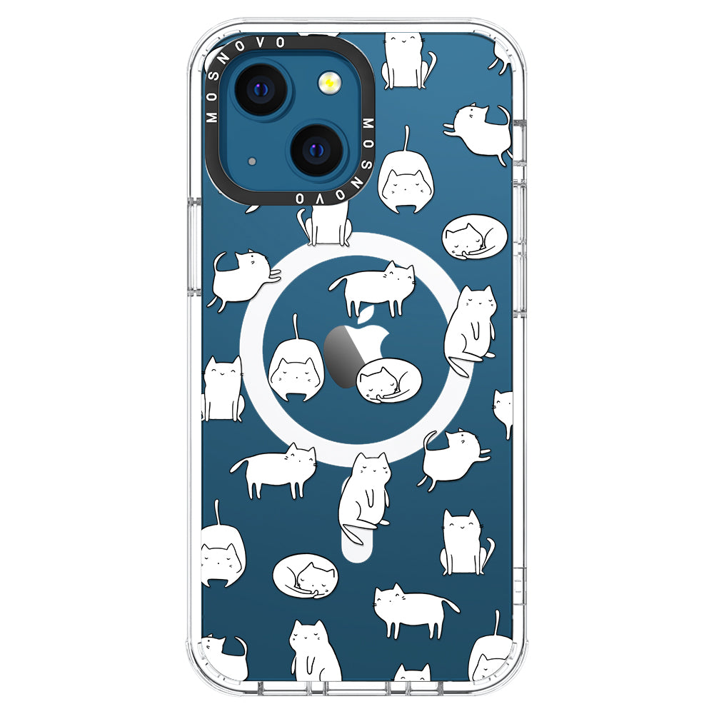 Cute Cats Phone Case - iPhone 13 Case - MOSNOVO