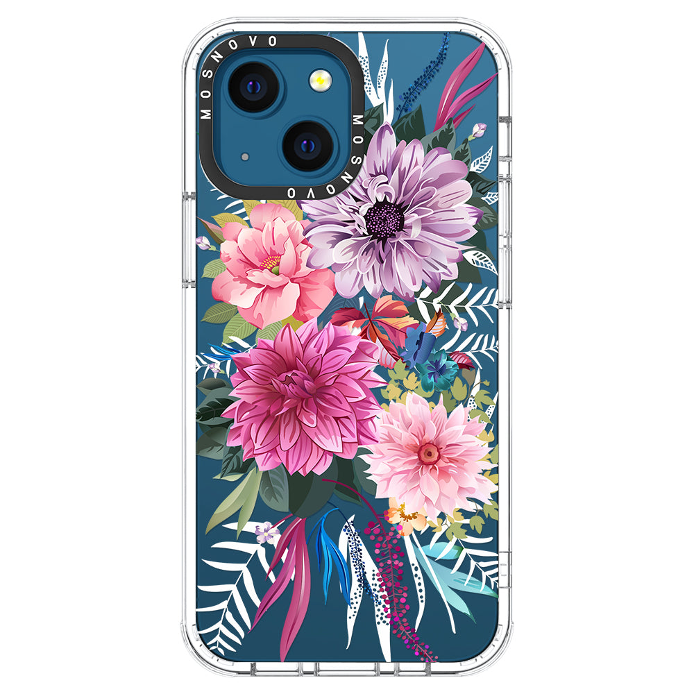 Dahlia Bloom Phone Case - iPhone 13 Case - MOSNOVO