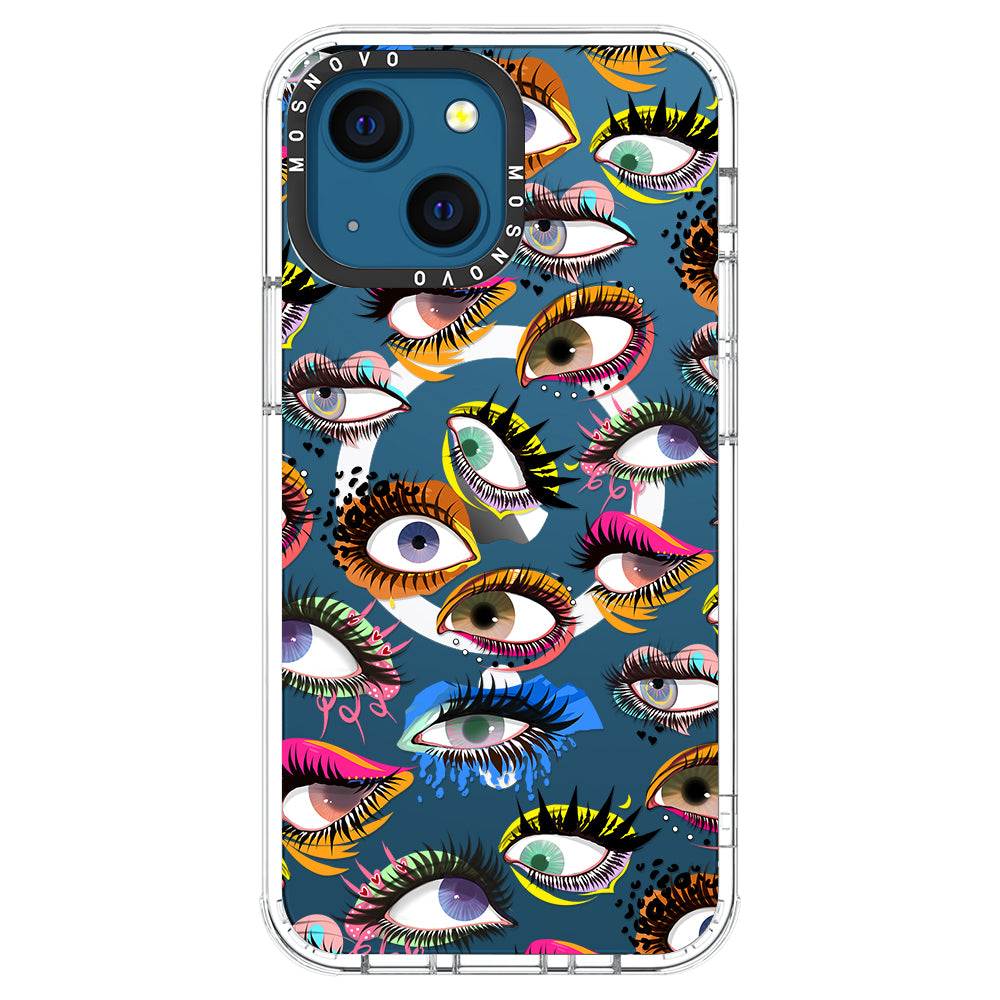 Eyes Phone Case - iPhone 13 Case - MOSNOVO