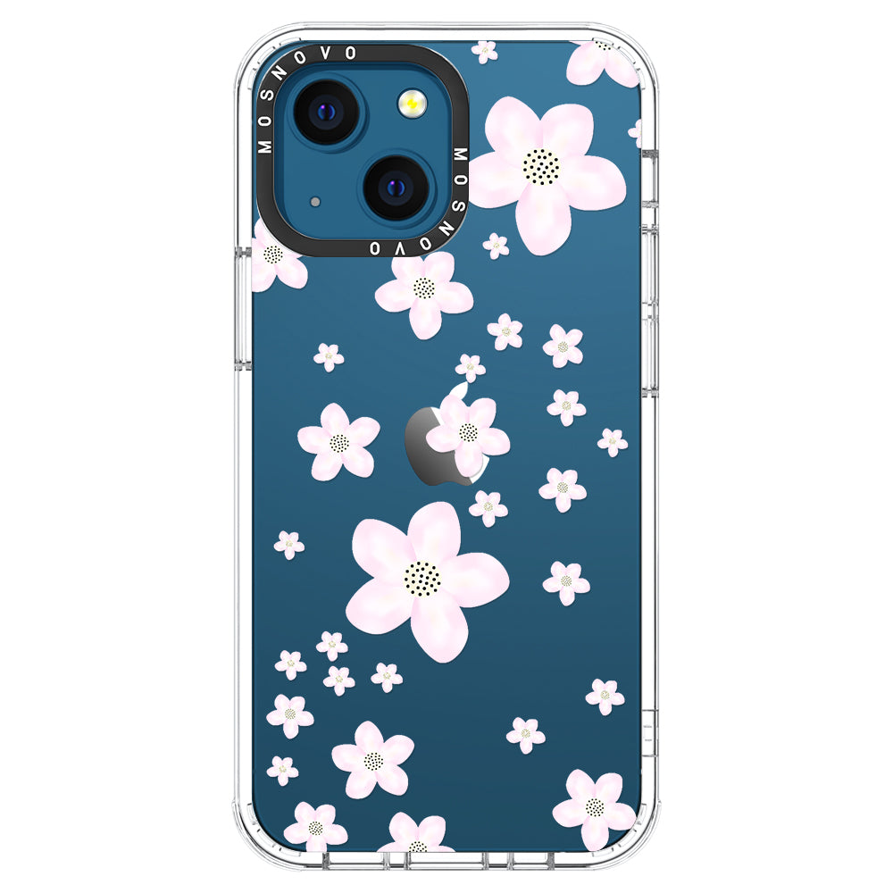 Pink Cherry Blossom Phone Case - iPhone 13 Case - MOSNOVO