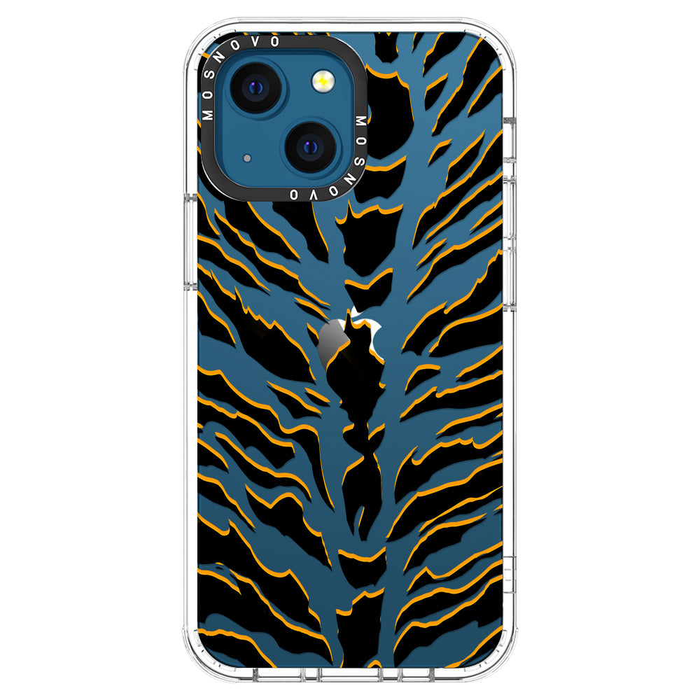 Tiger Print Phone Case - iPhone 13 Case - MOSNOVO