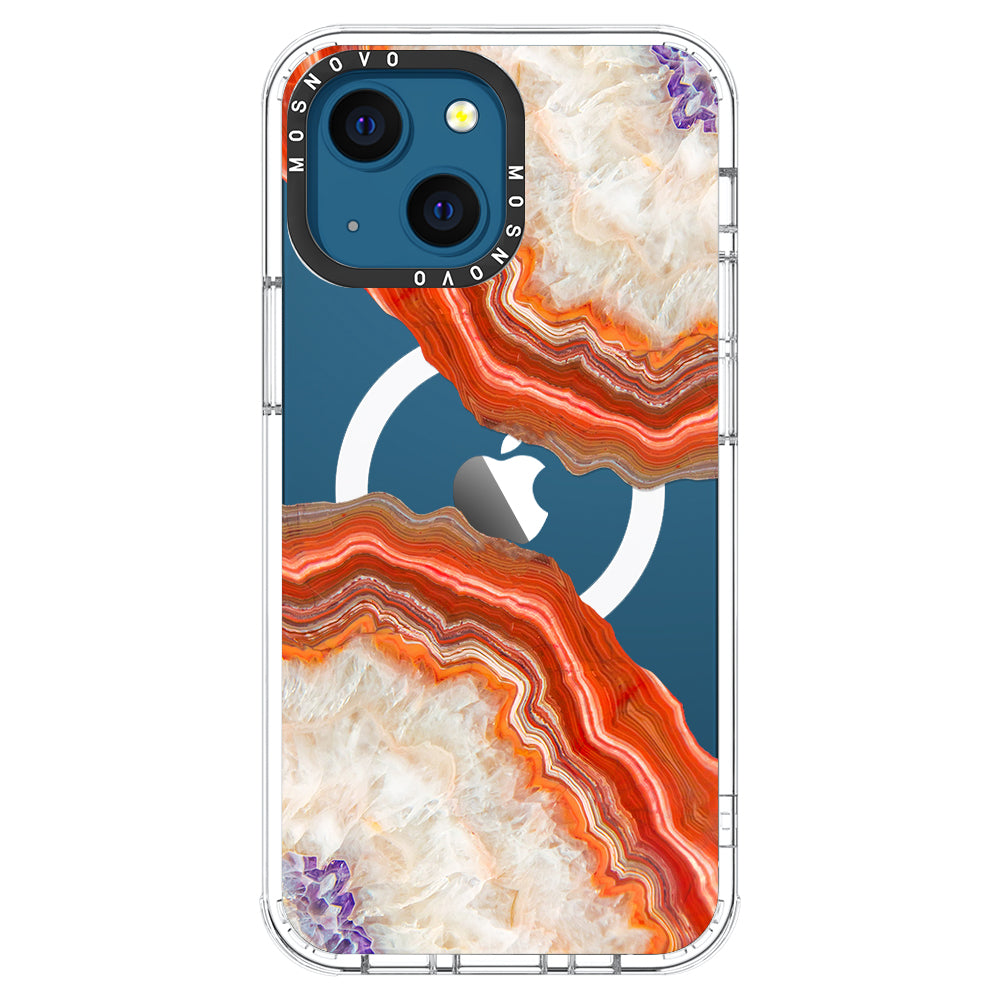 Agate Red Phone Case - iPhone 13 Case - MOSNOVO