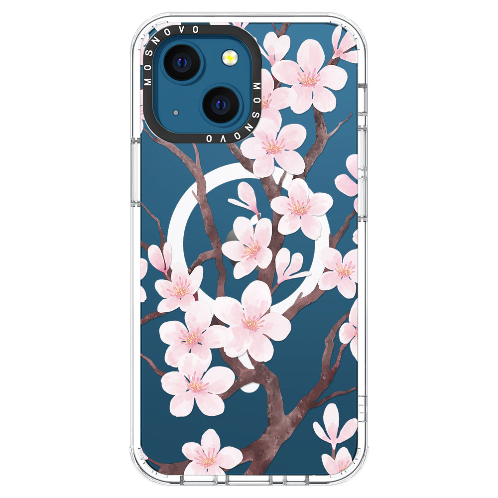 Cherry Blossom Flower Phone Case - iPhone 13 Case - MOSNOVO