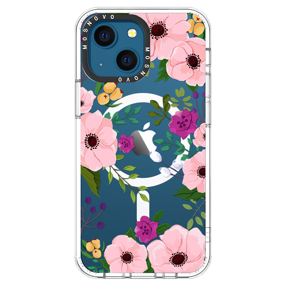 Watercolor Floral Phone Case - iPhone 13 Case - MOSNOVO