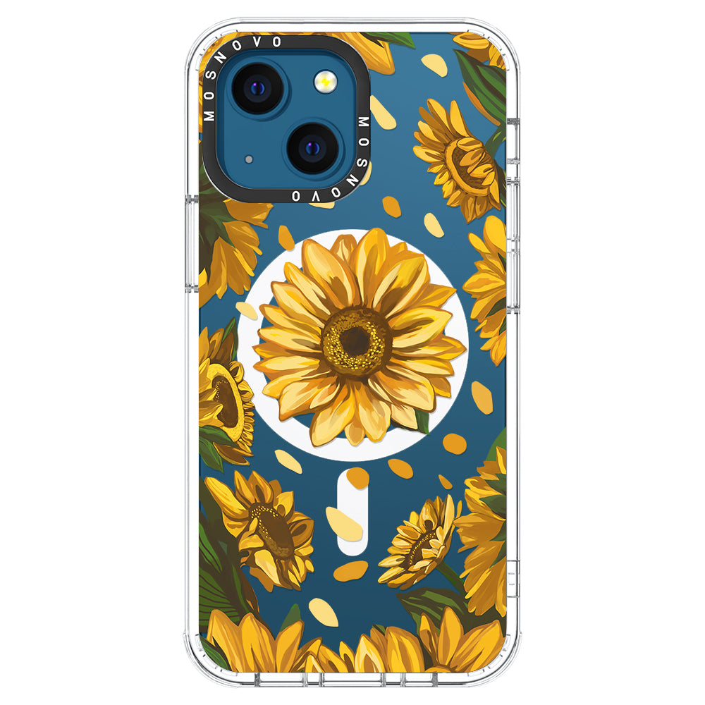 Sunflower Garden Phone Case - iPhone 13 Case - MOSNOVO