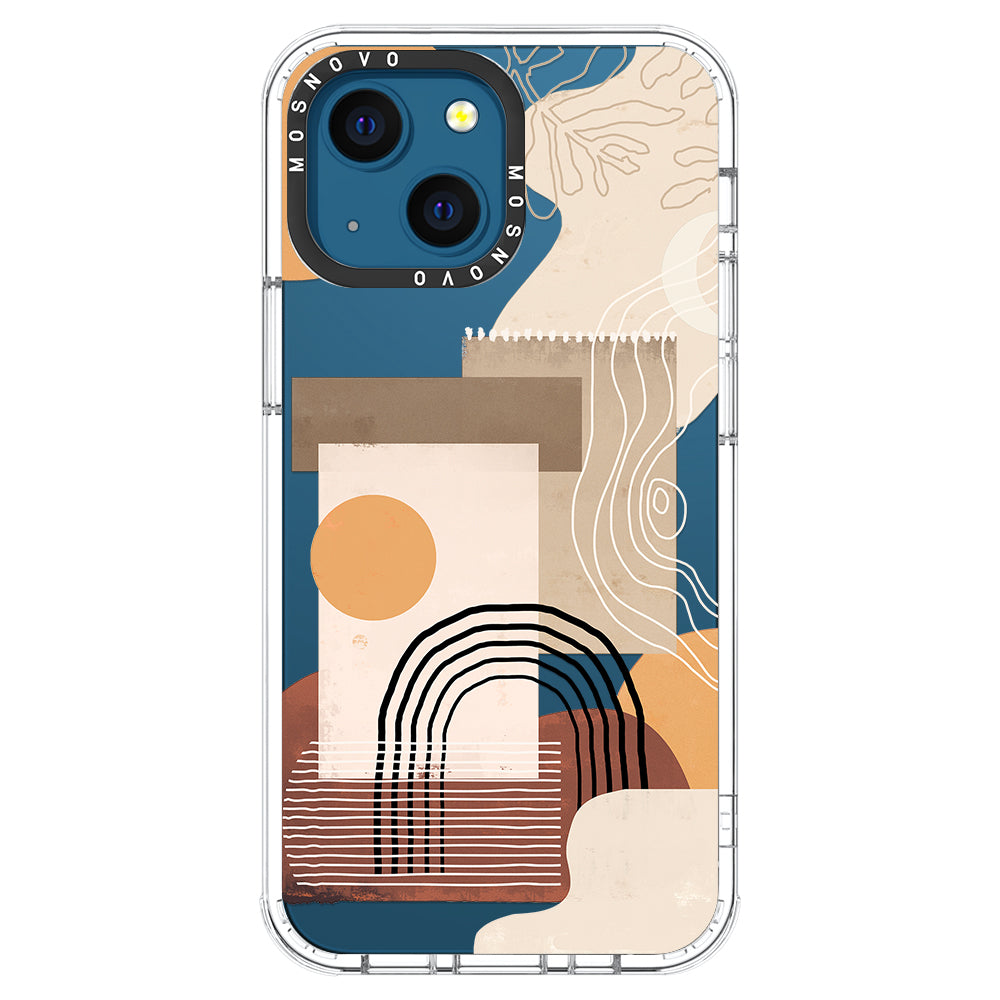 Minimalist Abstract Art Phone Case - iPhone 13 Case - MOSNOVO