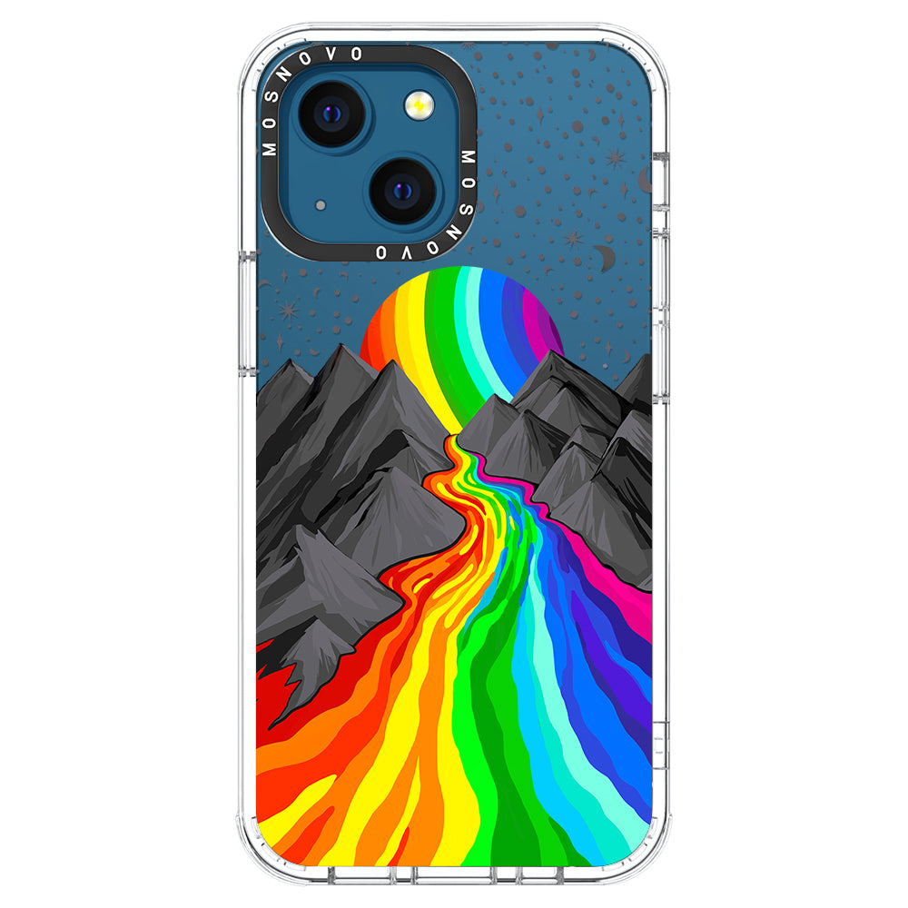 Rainbow Landscape Phone Case - iPhone 13 Case - MOSNOVO