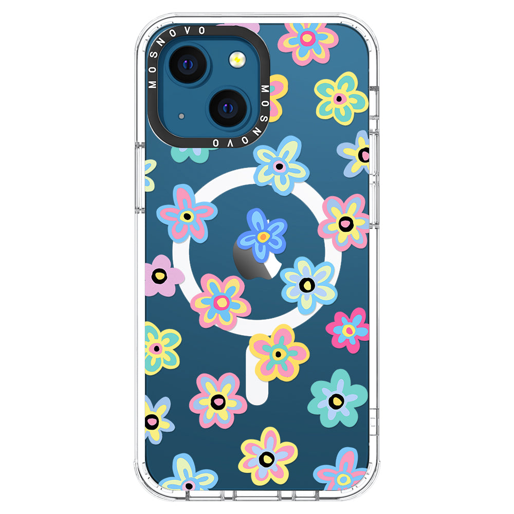 Groovy Flower Phone Case - iPhone 13 Case - MOSNOVO