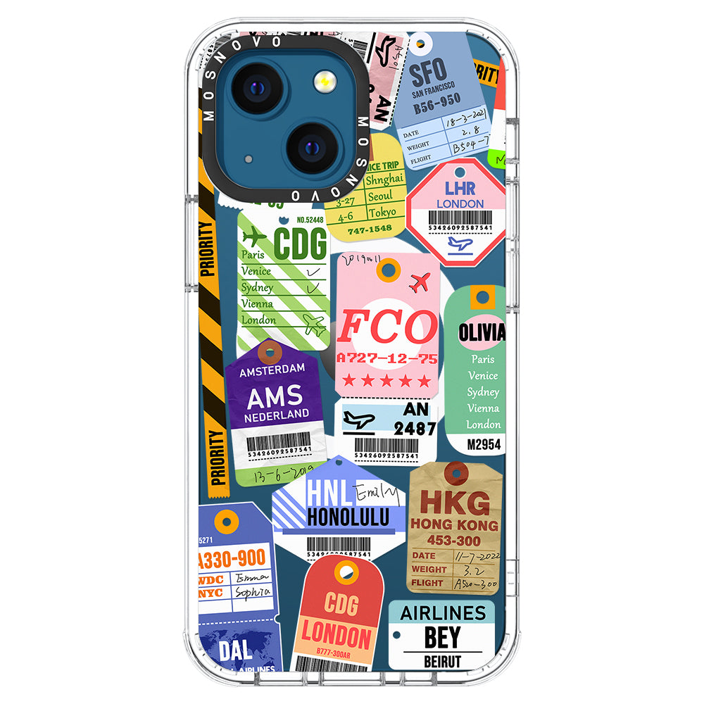 Ticket Label Phone Case - iPhone 13 Case - MOSNOVO