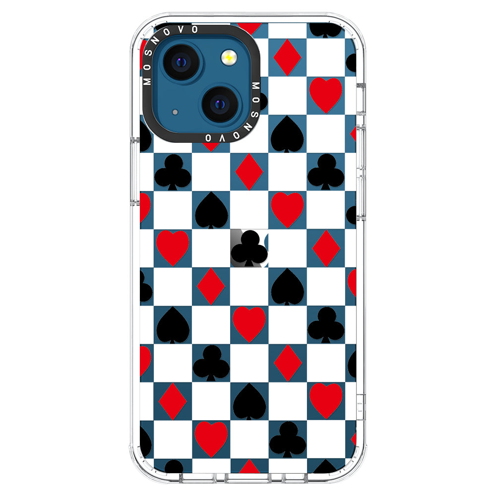 Checker Poker Phone Case - iPhone 13 Case - MOSNOVO