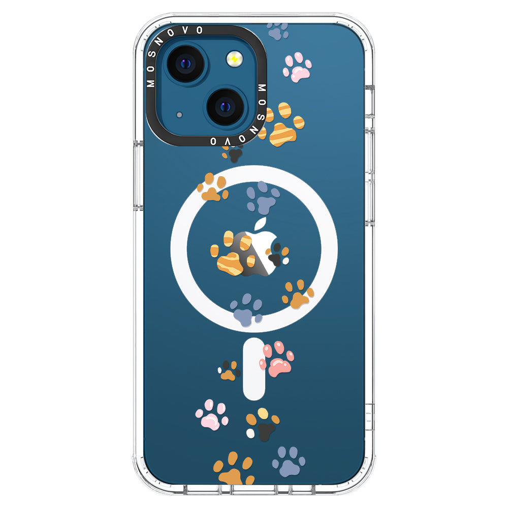 Colorful Paw Phone Case - iPhone 13 Case - MOSNOVO