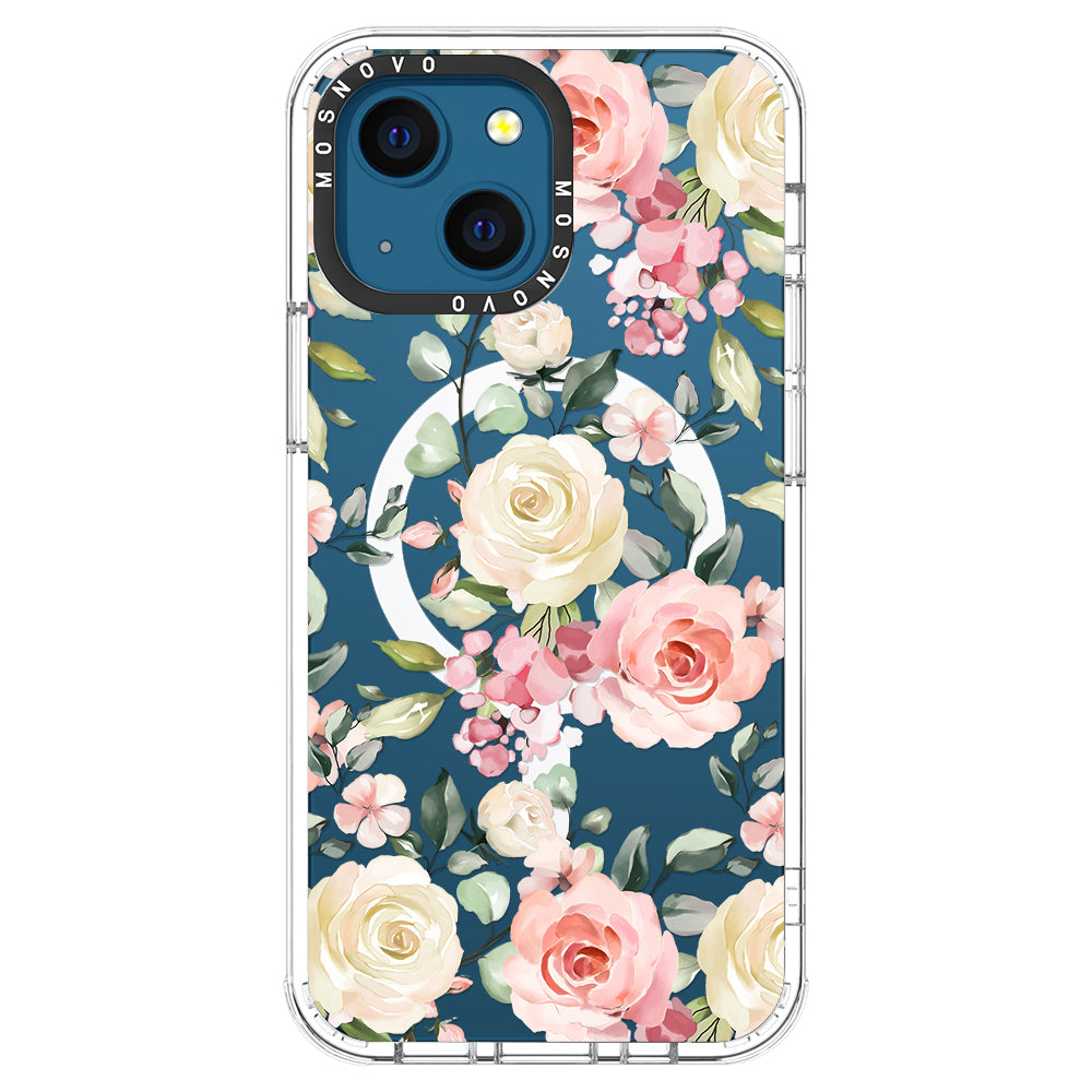 Watercolor Flower Floral Phone Case - iPhone 13 Case - MOSNOVO