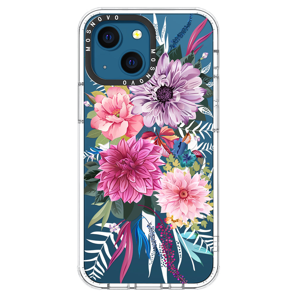 Dahlia Bloom Phone Case - iPhone 13 Case - MOSNOVO