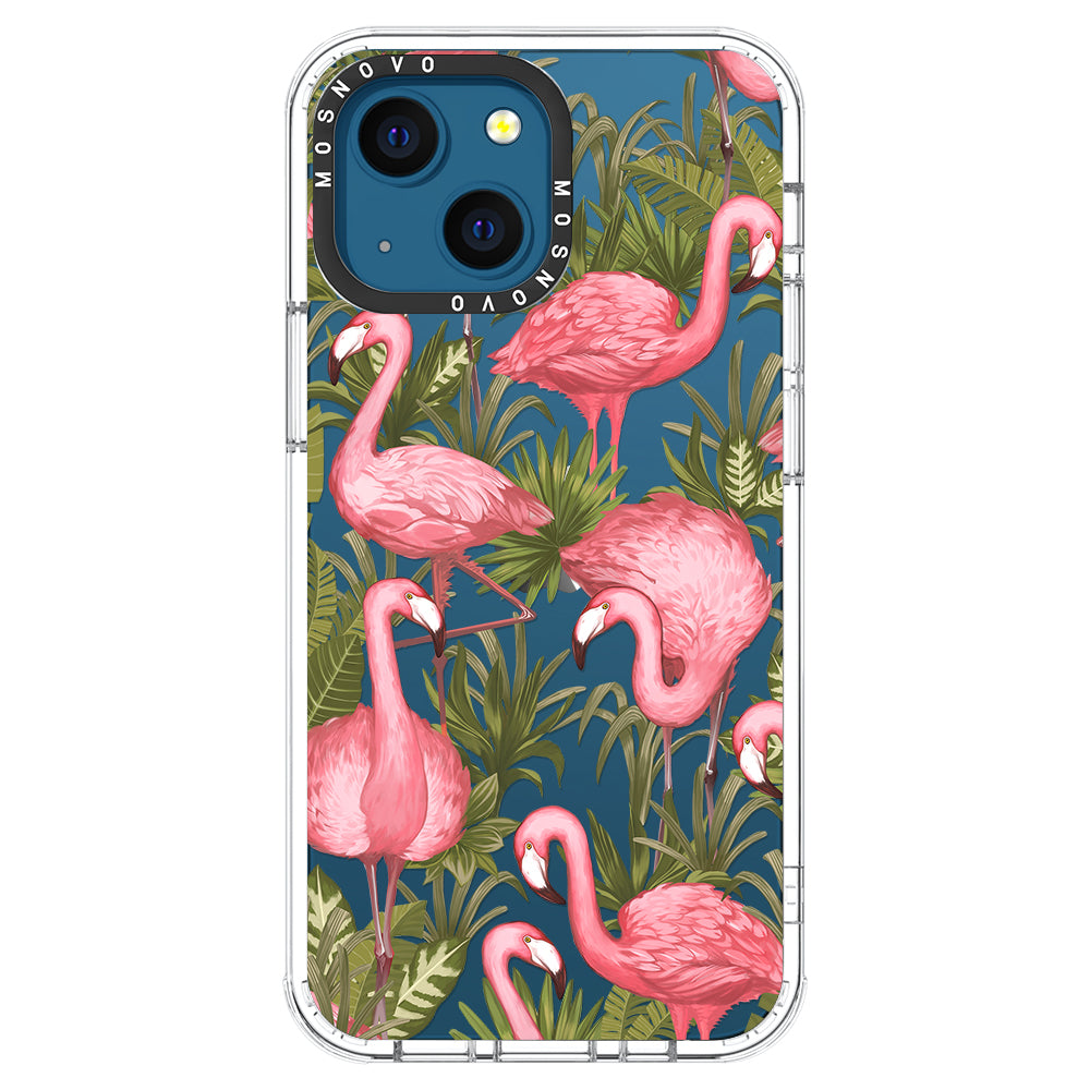 Jungle Flamingo Phone Case - iPhone 13 Case - MOSNOVO