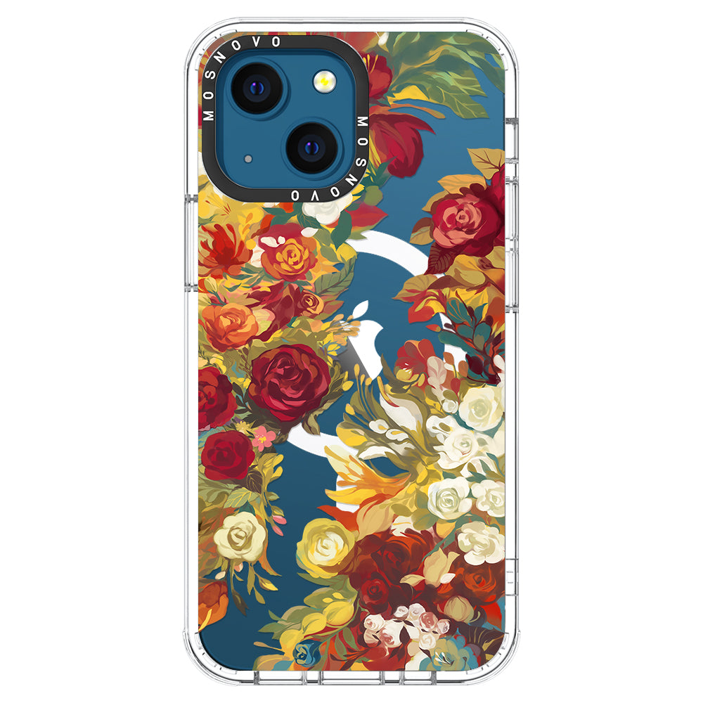 Vintage Flower Garden Phone Case - iPhone 13 Case - MOSNOVO