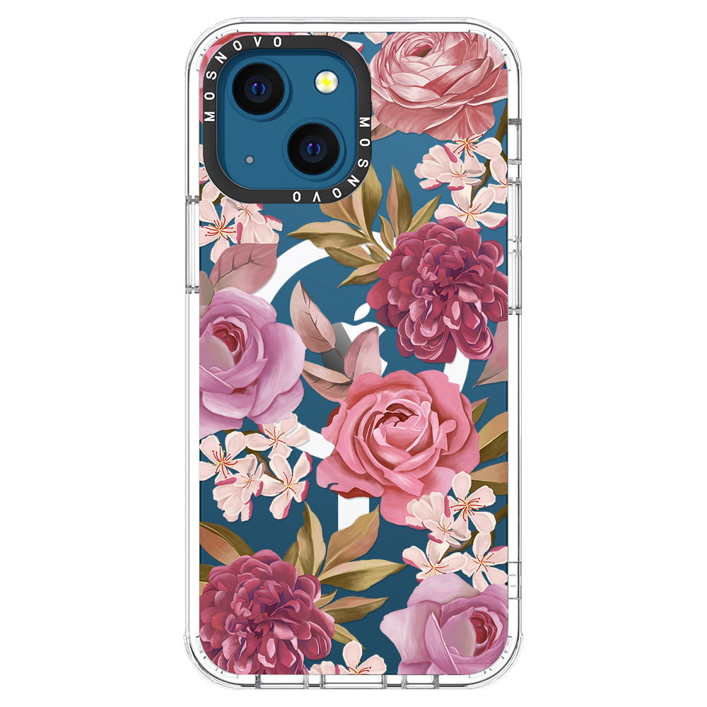 Blossom Flowe Floral Phone Case - iPhone 13 Case - MOSNOVO