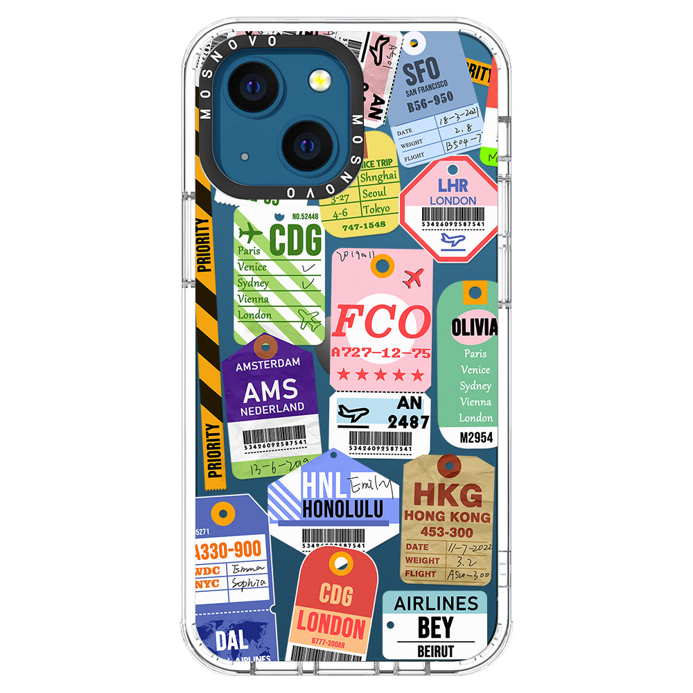 Ticket Label Phone Case - iPhone 13 Case - MOSNOVO