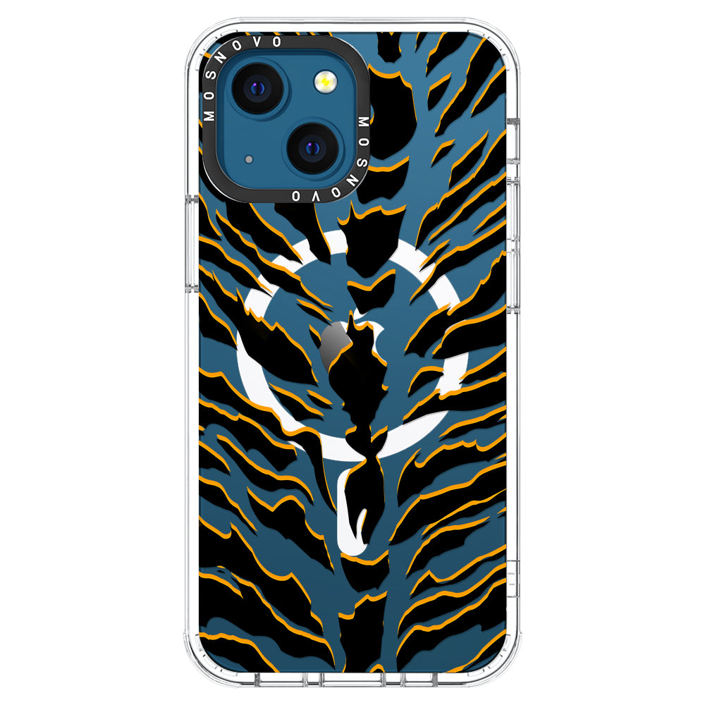 Tiger Print Phone Case - iPhone 13 Case - MOSNOVO