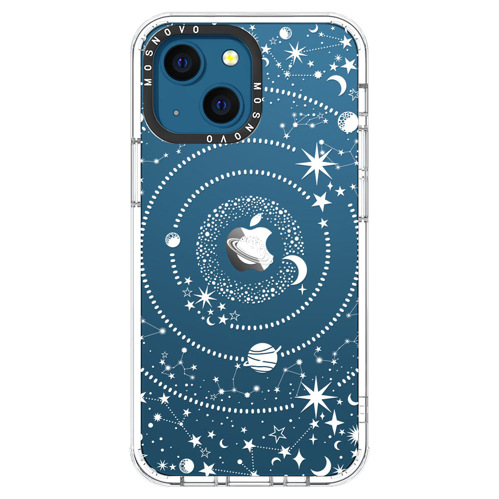 White Galaxy Phone Case - iPhone 13 Case - MOSNOVO