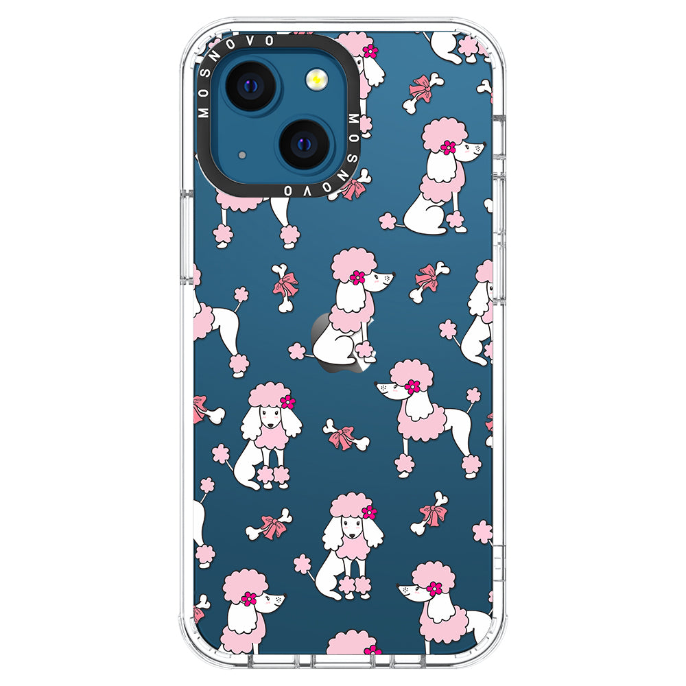 Cute Poodle Phone Case - iPhone 13 Case - MOSNOVO