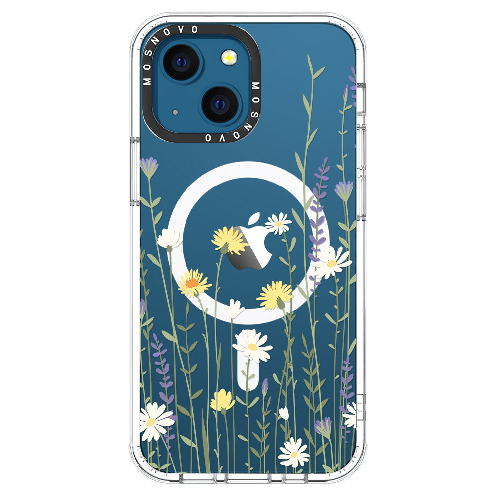 Wild Meadow Floral Phone Case - iPhone 13 Case - MOSNOVO