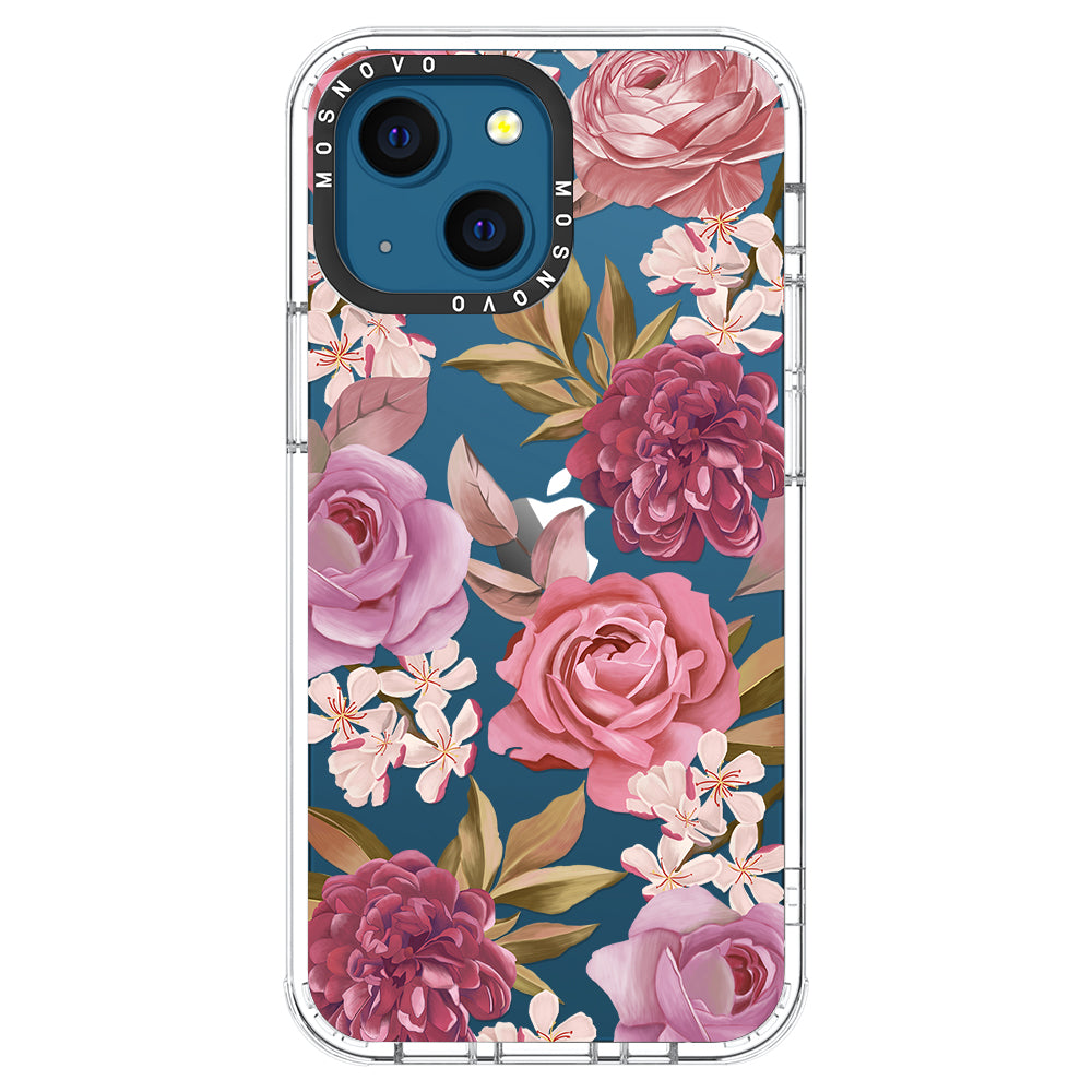 Blossom Flowe Floral Phone Case - iPhone 13 Case - MOSNOVO