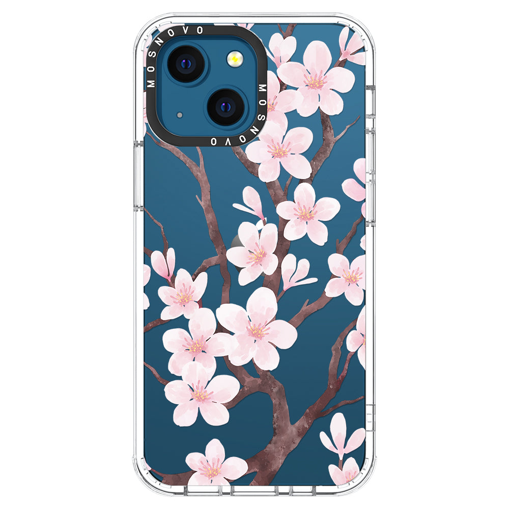 Cherry Blossom Flower Phone Case - iPhone 13 Case - MOSNOVO