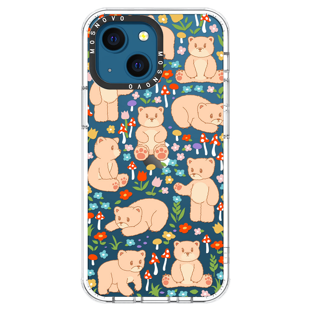 Cute Bear Phone Case - iPhone 13 Case - MOSNOVO