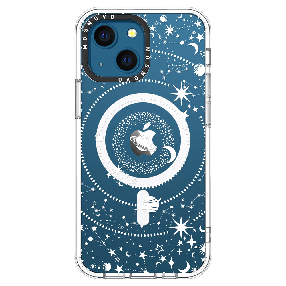 White Galaxy Phone Case - iPhone 13 Case - MOSNOVO