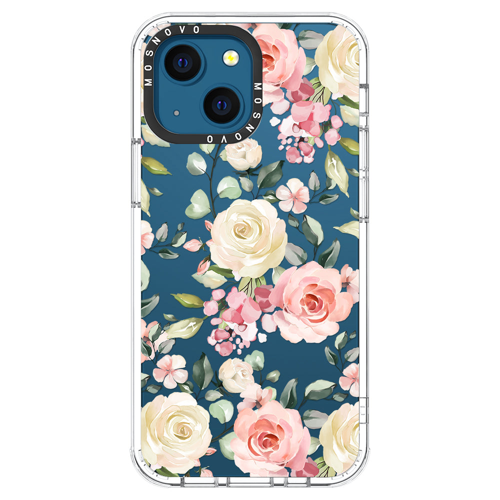 Watercolor Flower Floral Phone Case - iPhone 13 Case - MOSNOVO