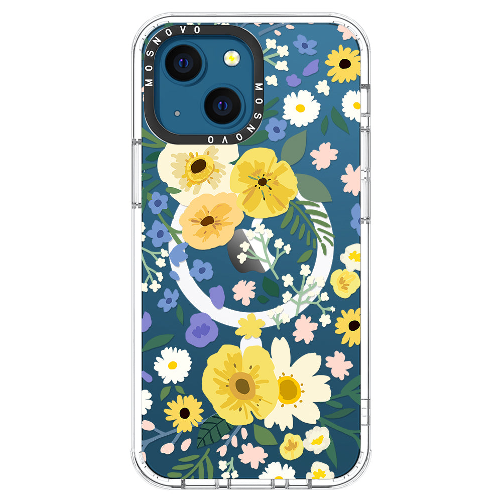 Spring Wild Floral Phone Case - iPhone 13 Case - MOSNOVO