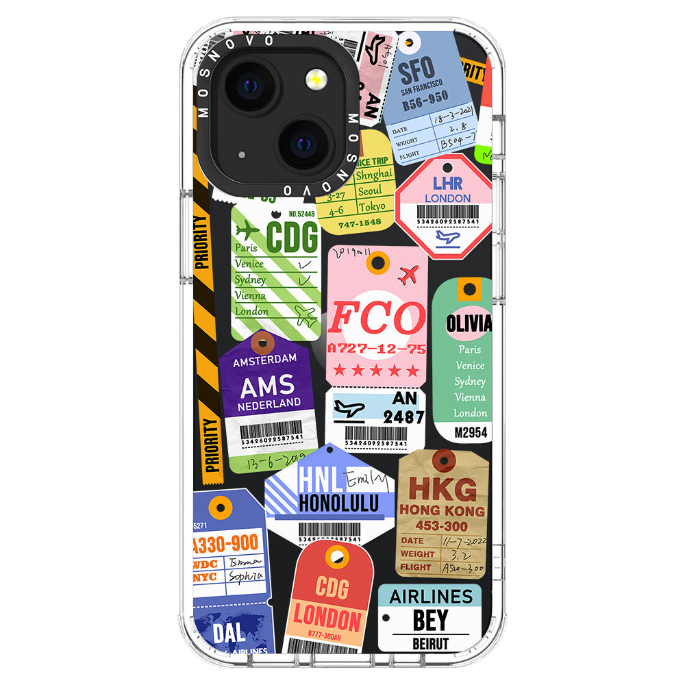 Ticket Label Phone Case - iPhone 13 Case - MOSNOVO