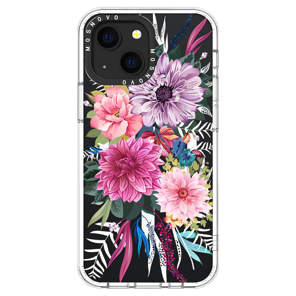 Dahlia Bloom Phone Case - iPhone 13 Case - MOSNOVO