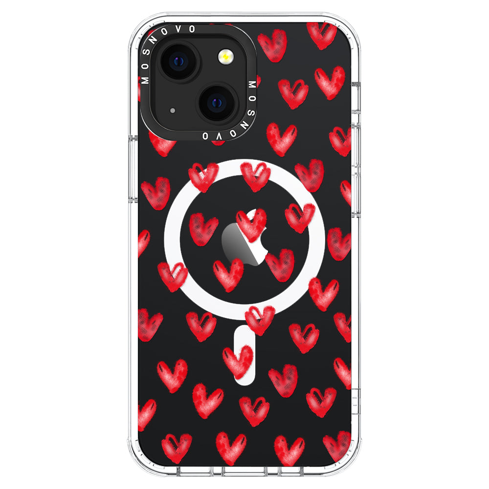 Cute Little Hearts Phone Case - iPhone 13 Case - MOSNOVO