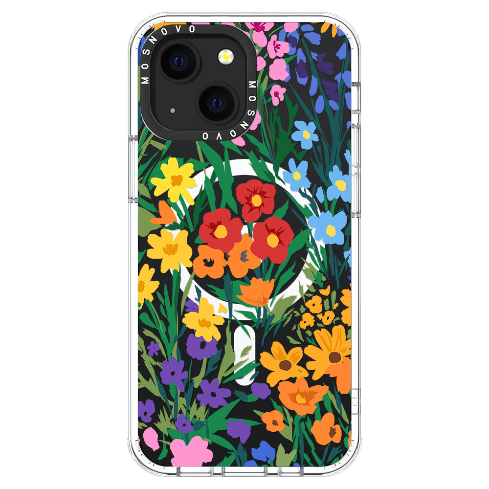 Spring Botanical Flower Floral Phone Case - iPhone 13 Case - MOSNOVO