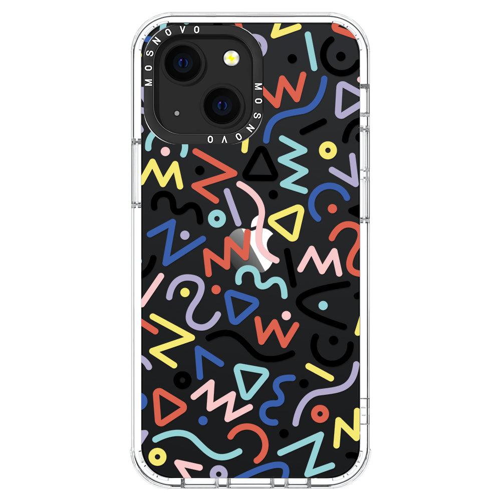 Doodle Art Phone Case - iPhone 13 Case - MOSNOVO