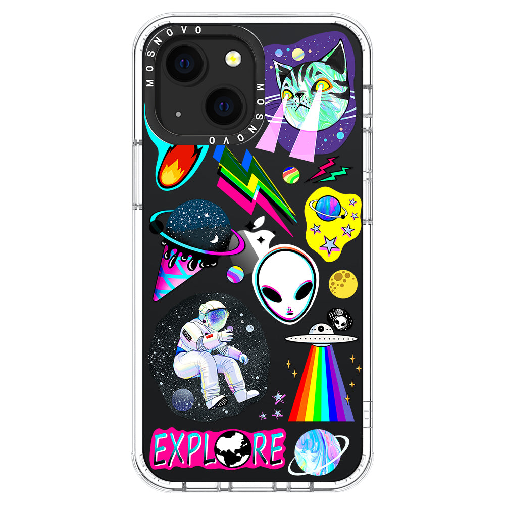 Sci-Fi Stickers Phone Case - iPhone 13 Case - MOSNOVO