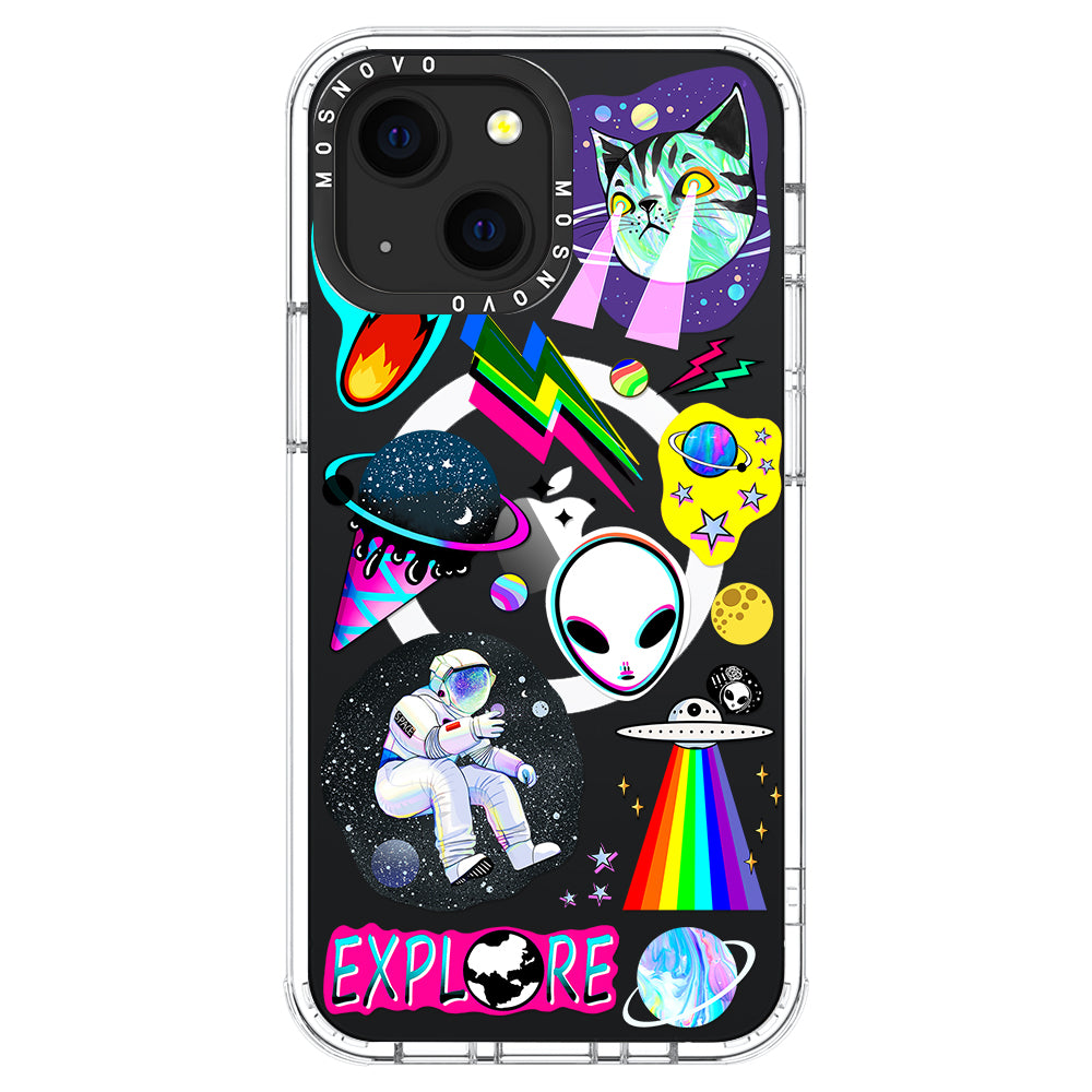 Sci-Fi Stickers Phone Case - iPhone 13 Case - MOSNOVO