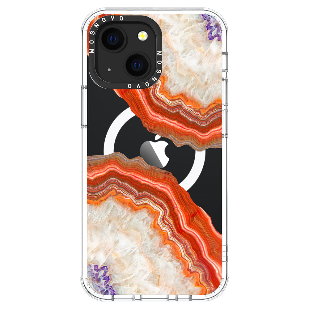 Agate Red Phone Case - iPhone 13 Case - MOSNOVO