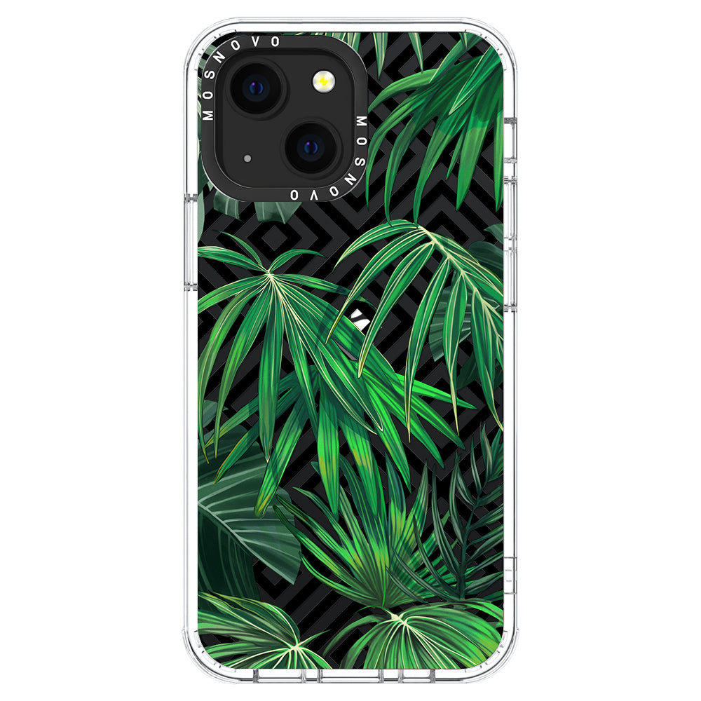 Areca Palm Pattern Phone Case - iPhone 13 Case - MOSNOVO