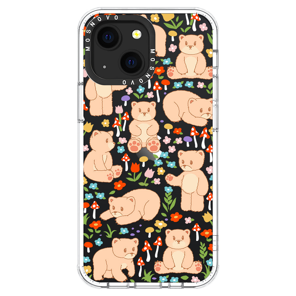 Cute Bear Phone Case - iPhone 13 Case - MOSNOVO