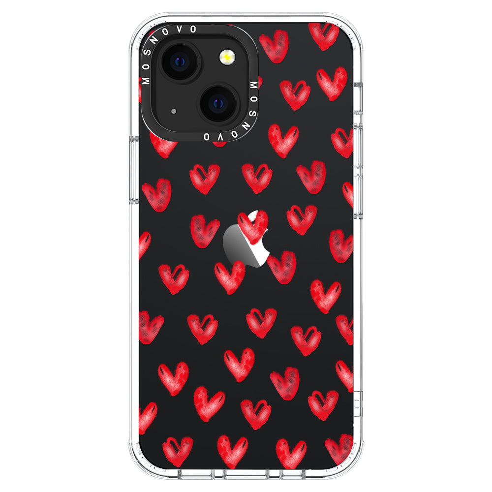 Cute Little Hearts Phone Case - iPhone 13 Case - MOSNOVO