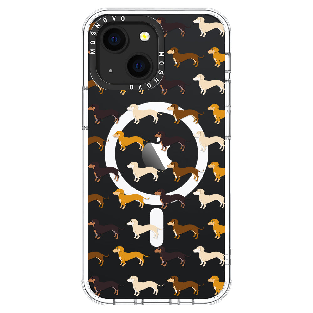 Cute Dachshund Phone Case - iPhone 13 Case - MOSNOVO