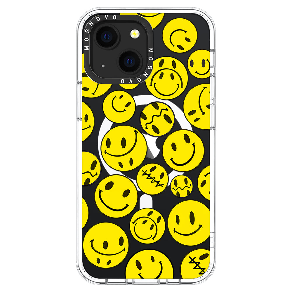 Smiley Face Phone Case - iPhone 13 Case - MOSNOVO