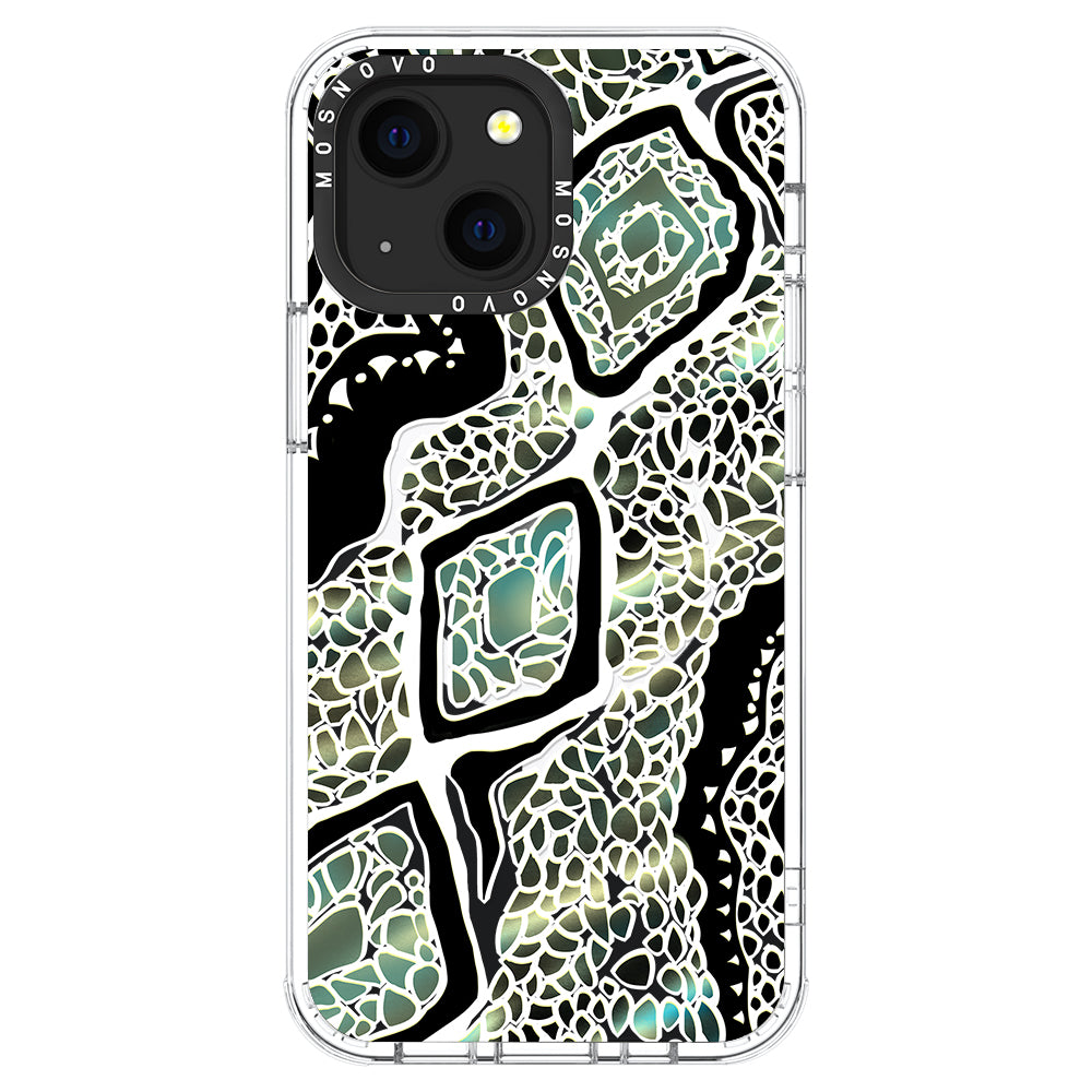 Rainbow Snake Print Phone Case - iPhone 13 Case - MOSNOVO