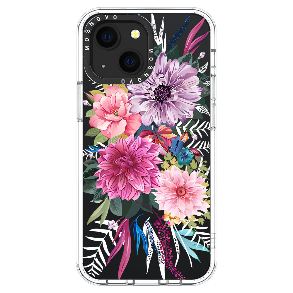 Dahlia Bloom Phone Case - iPhone 13 Case - MOSNOVO