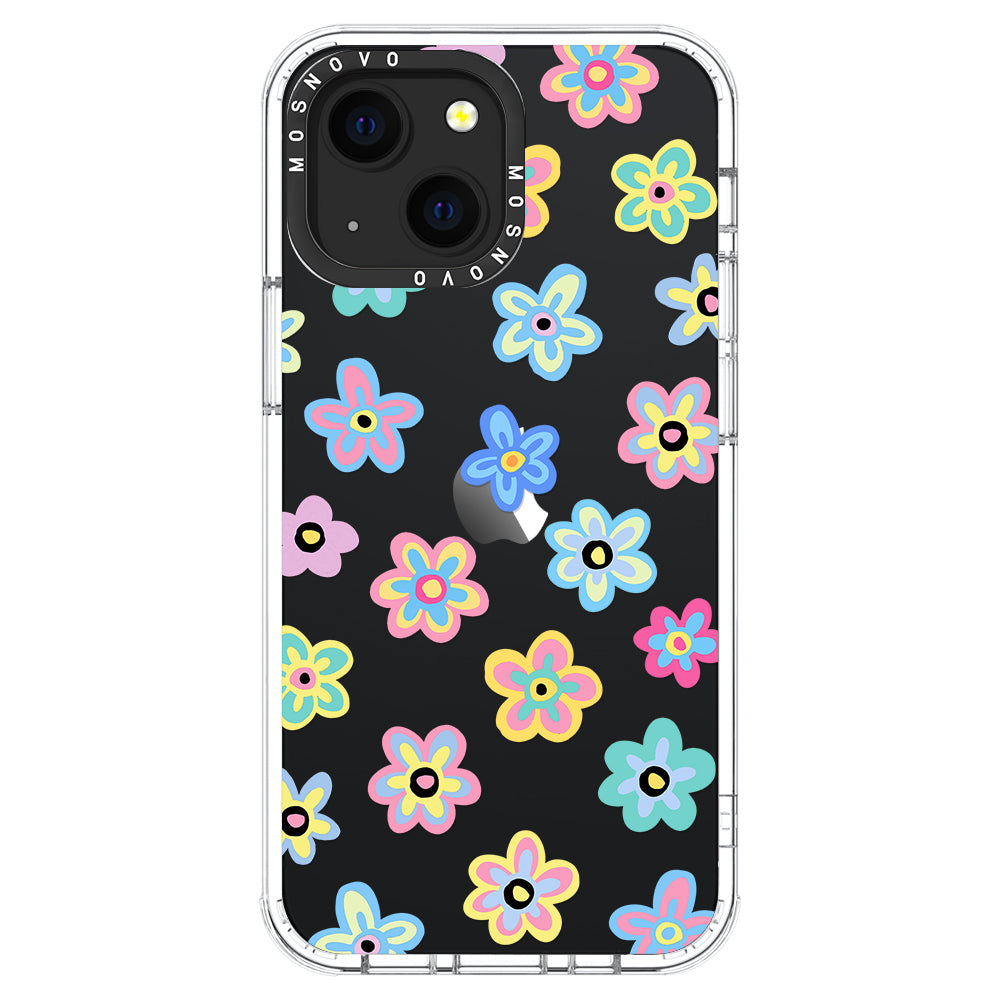 Groovy Flower Phone Case - iPhone 13 Case - MOSNOVO